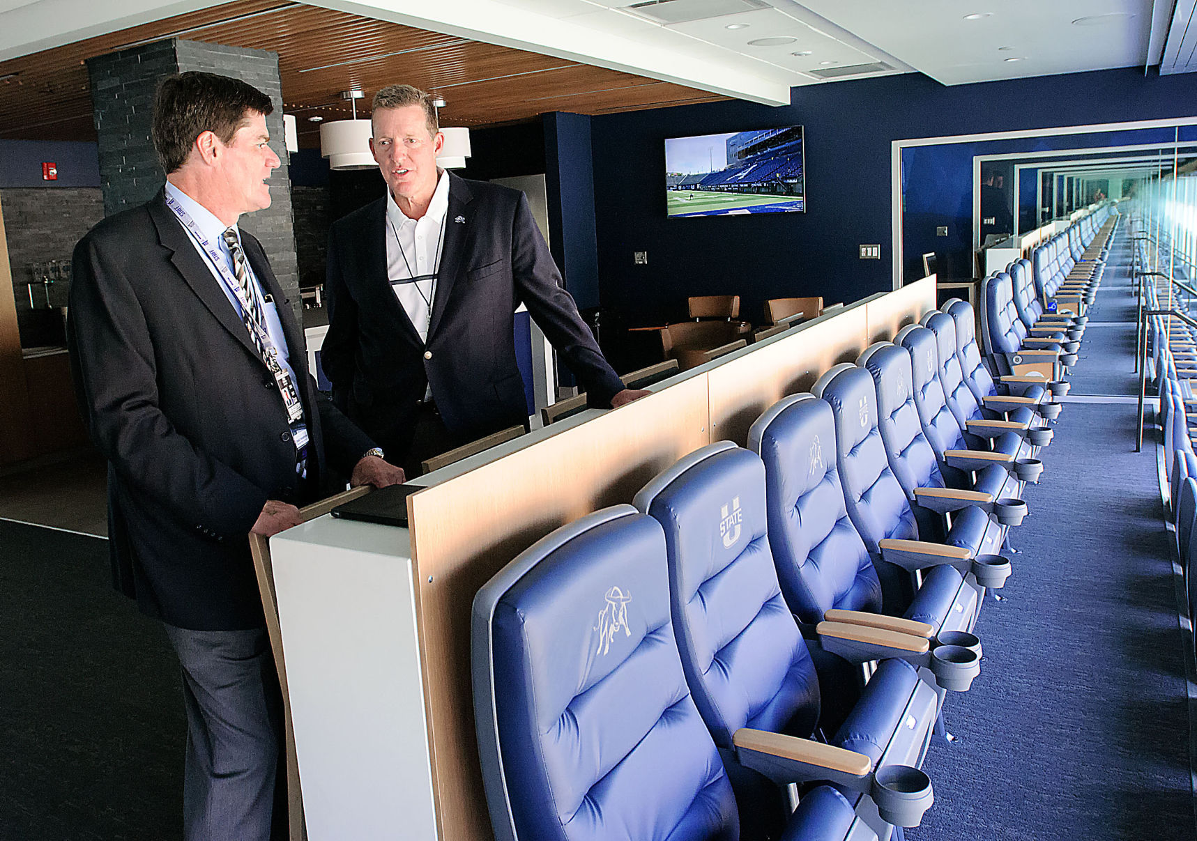 Aggies cut ribbon on West Stadium Center before opener